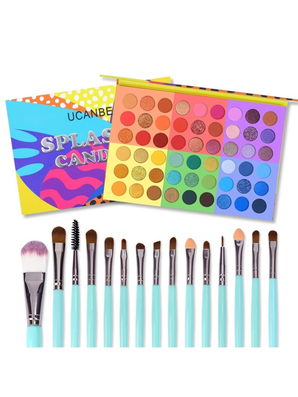 Women's Palette 3 40 Color Eyeshadow Matte Shimmer Pigmented Powder Makeup Kit